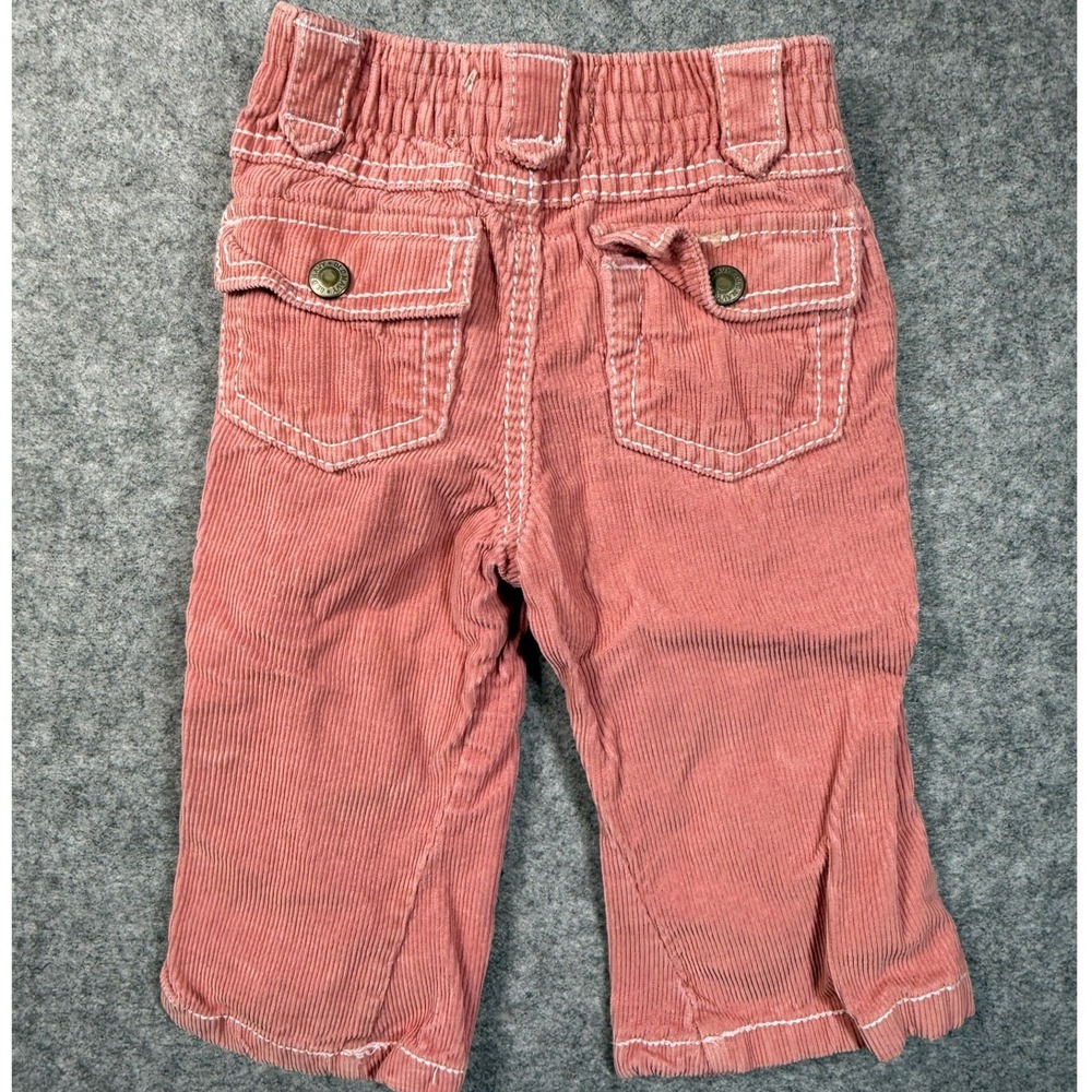 Old Navy Vintage 2000s Pink Corduroy Pants Kids 12-18 Months Dusty Rose Y2K